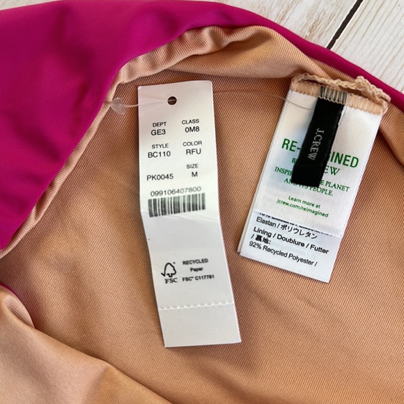 J. Crew Tie High-Rise Bikini Bottom - Picture 8 of 9